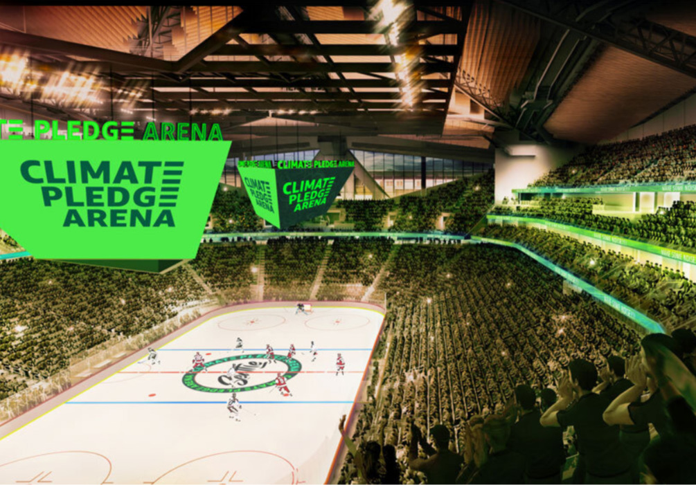 Climate Pledge Arena's Sustainability Efforts card